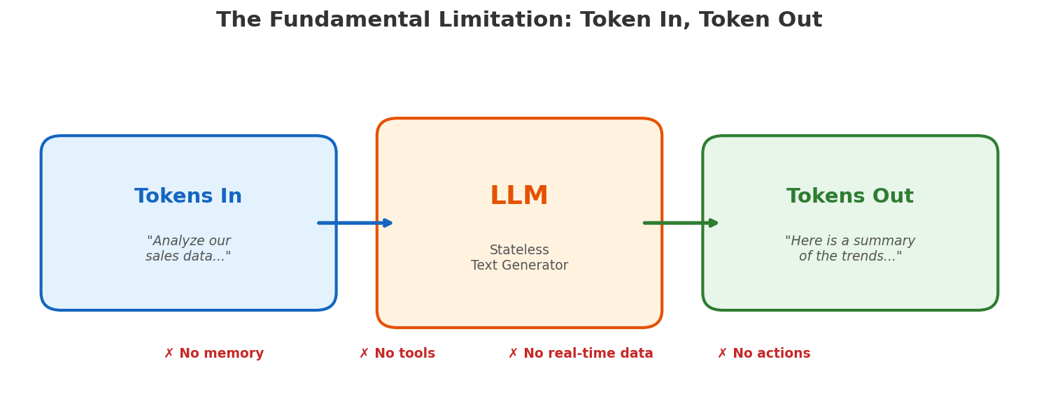 LLM Token In Token Out